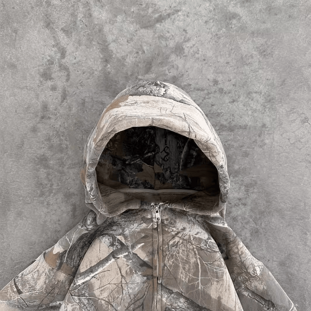 Urban camo retro hoodie by Nehwei Enterprise featuring a stylish camouflage pattern and comfortable hoodie design.