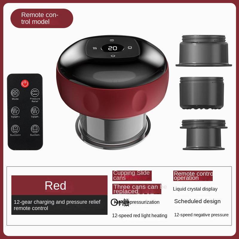 eprolo smart vacuum cupping and Gua Sha device with electric heating, breathable design, and massage therapy function.
