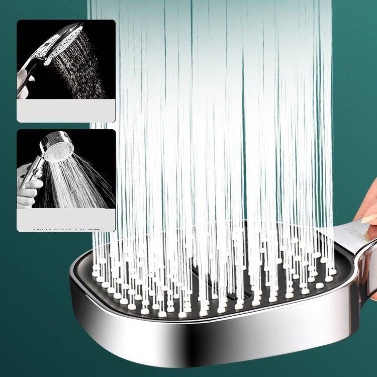 Eprolo square filter showerhead nozzle with multiple spray holes for even water distribution and filtration.