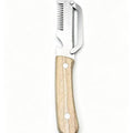 eprolo multi-functional kitchen slicer with wooden handle, includes vegetable cutter, peeler, bottle opener, and 2-in-1 household knife tool