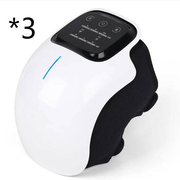 Nehwei Enterprise electric knee massager with adjustable straps and control panel for soothing knee pain relief.