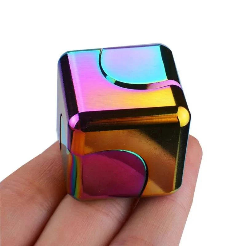 Colorful Nehwei enterprise spinning fidget spinner toy with multiple vibrant colors, designed for stress relief and focus.
