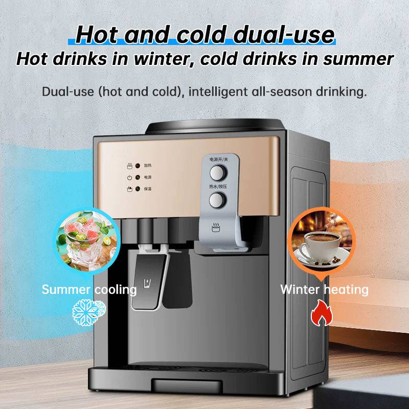 Eprolo electric countertop water dispenser with hot and cold water options, compact design for home or office use.