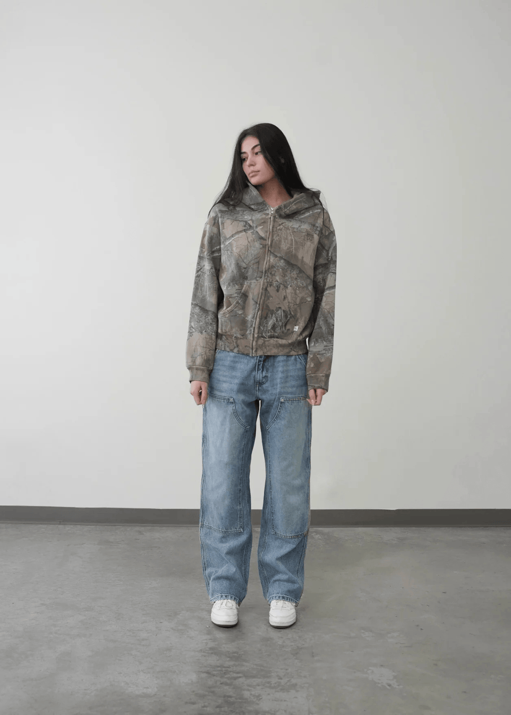Urban camo retro hoodie by Nehwei Enterprise featuring a classic camouflage pattern and relaxed fit.