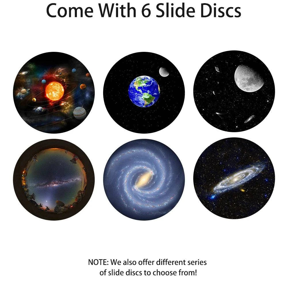 Nehwei enterprise galaxy night light projector set with starry sky and planetarium lamps, six-pack, projector not included