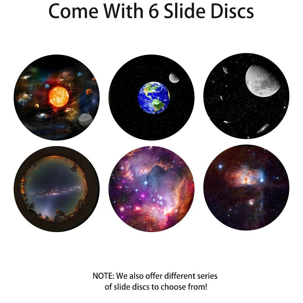 Nehwei enterprise galaxy night lights with starry sky projection and planetarium design, six-pack set, projector not included.