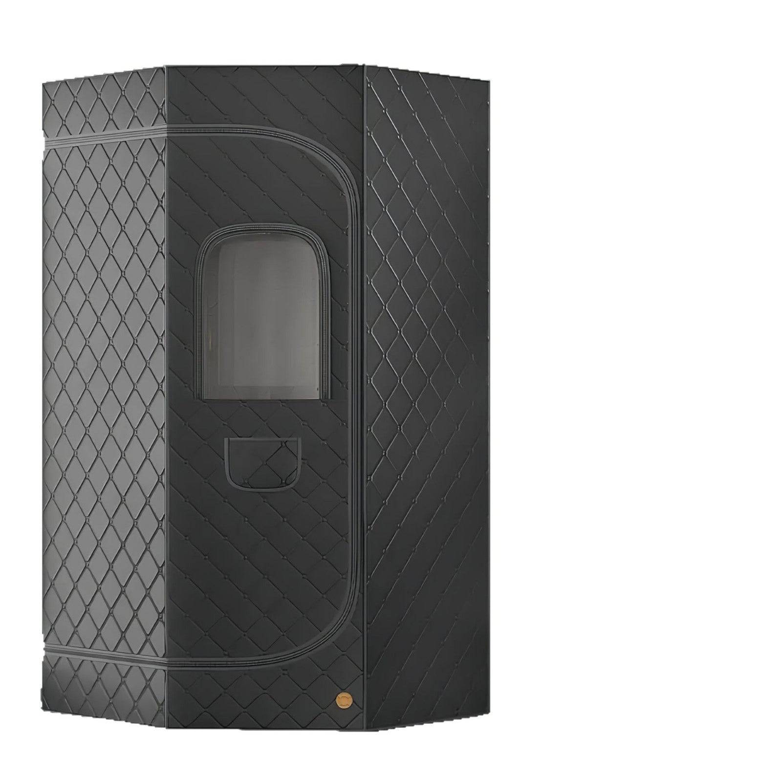 Portable eprolo sauna tent with five-sided design, compact home steam bath box with a sturdy bracket for easy setup and use.