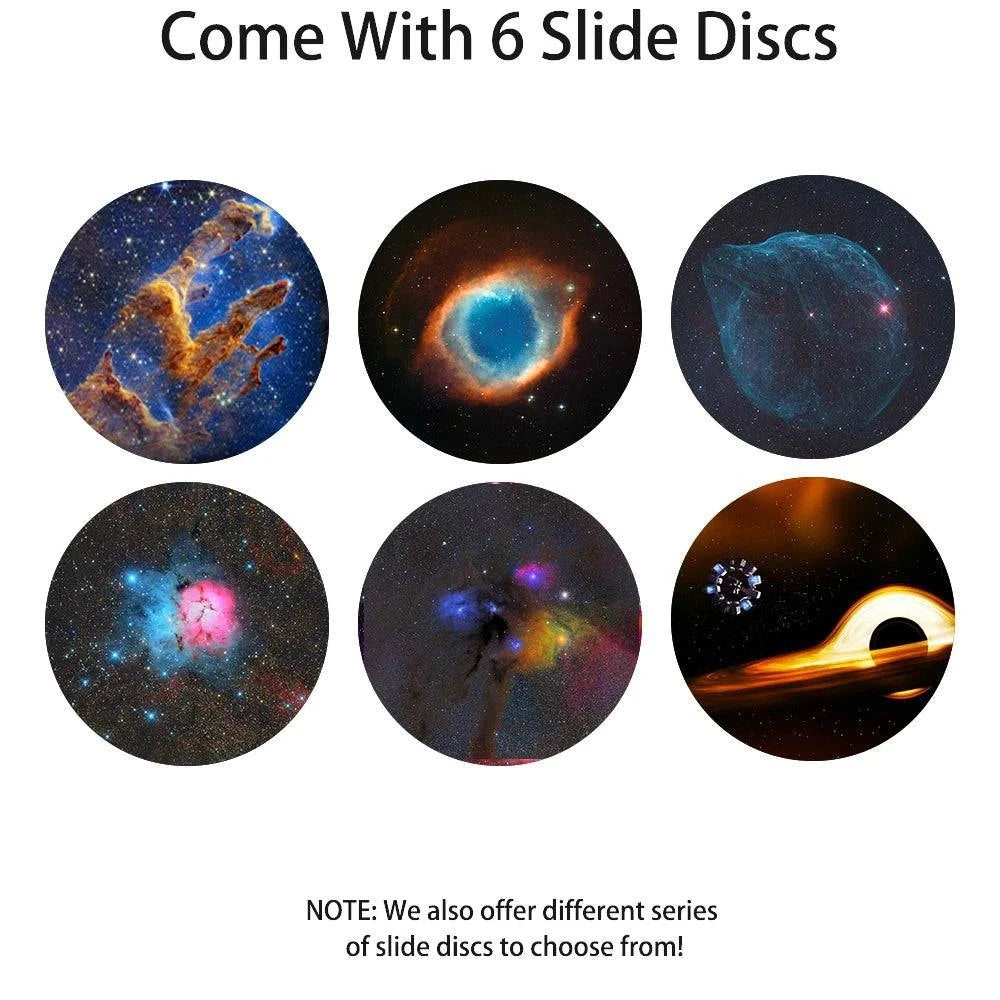 Nehwei galaxy night light projector set with starry sky design, includes six lamps, projector not shown in the image.