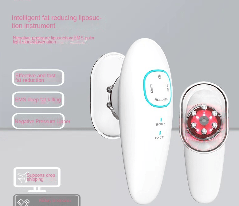 eprolo electric fat reduction device with color light, EMS, vacuum cupping for body shaping and slimming, shown in the image