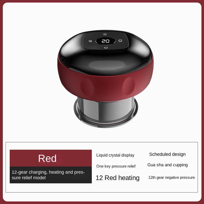 eprolo smart vacuum cupping and Gua Sha device with electric heating, breathability, and Meridian therapy massage tool.