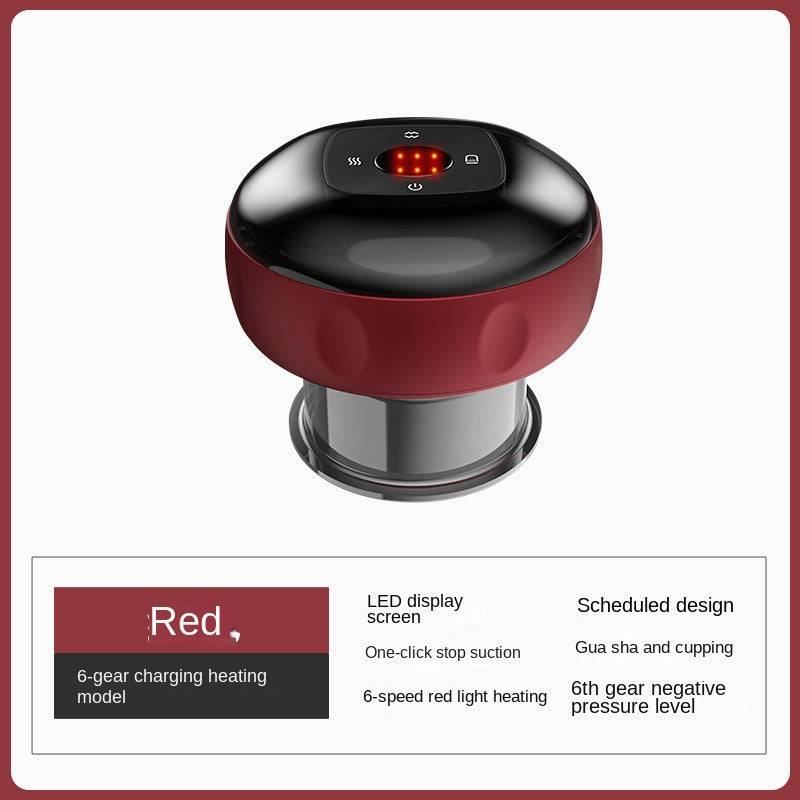 eprolo smart vacuum cupping and gua sha device with electric heating for meridian therapy and massage, featuring a breathable design