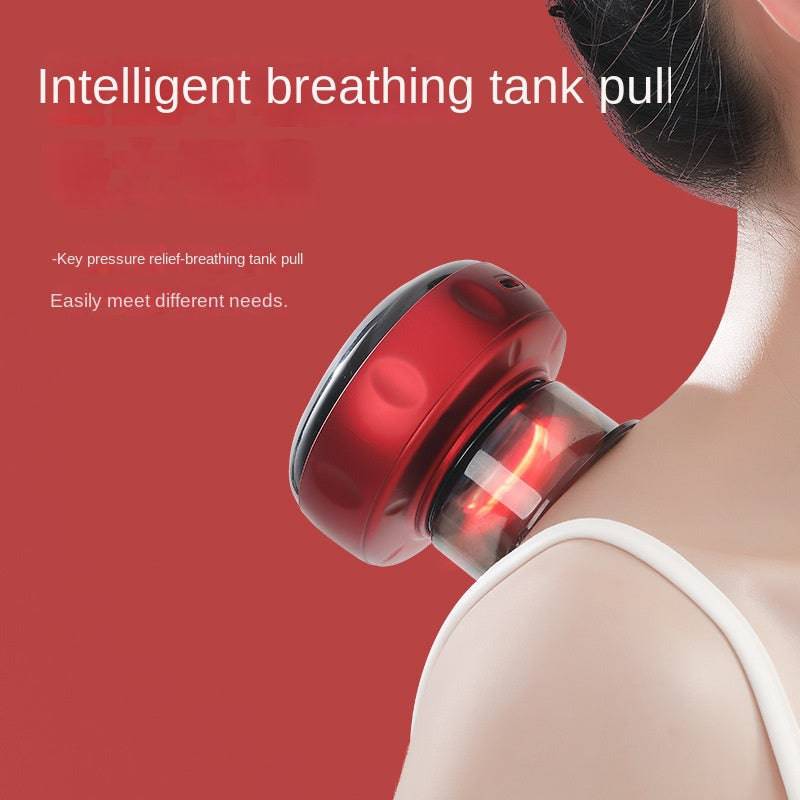 Eprolo smart vacuum cupping and Gua Sha device with electric heating, breathable design, and meridian therapy massage features.