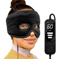 eprolo electric heating eye mask with USB recharge, graphene heating, 3-stage steam, and adjustable headband for heat therapy and warmth