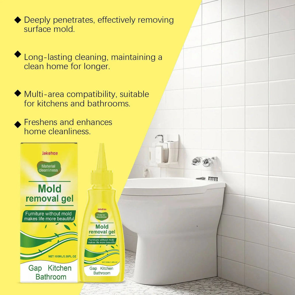 Nehwei enterprise Jakehoe kitchen cleaning gel dissolves mildew stains and mold, eliminates odors, and leaves no residue.
