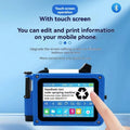 Portable Nehwei enterprise Mini HD Inkjet Printer with touch screen and automatic printing, handheld and easy to use.