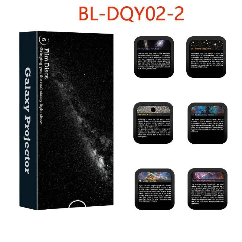 Nehwei enterprise galaxy night light projectors with starry sky and planetarium design, 6-pack, projector not included.
