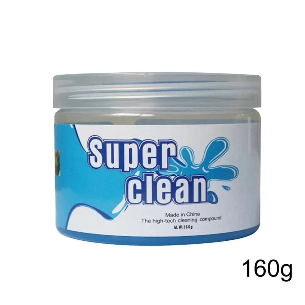 Nehwei enterprise car gel cleaner for dashboard and interior detailing, showing the cleaning gel applied to a vehicle's dashboard and vents.