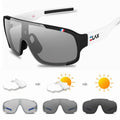 Nehwei enterprise ELAX polarized and photochromic cycling glasses with sporty design for men and women, suitable for outdoor biking and fishing