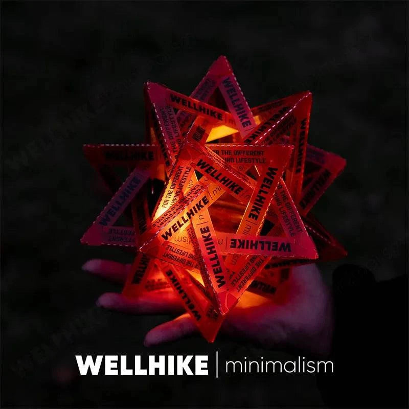 Nehwei enterprise WELLHIKE outdoor star camping light shade waterproof atmosphere lantern shade for camping tents
