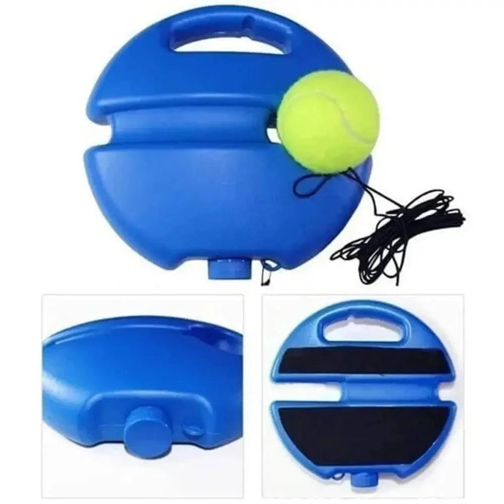 Nehwei enterprise tennis training aid with elastic rope and rebound ball for practicing tennis skills.
