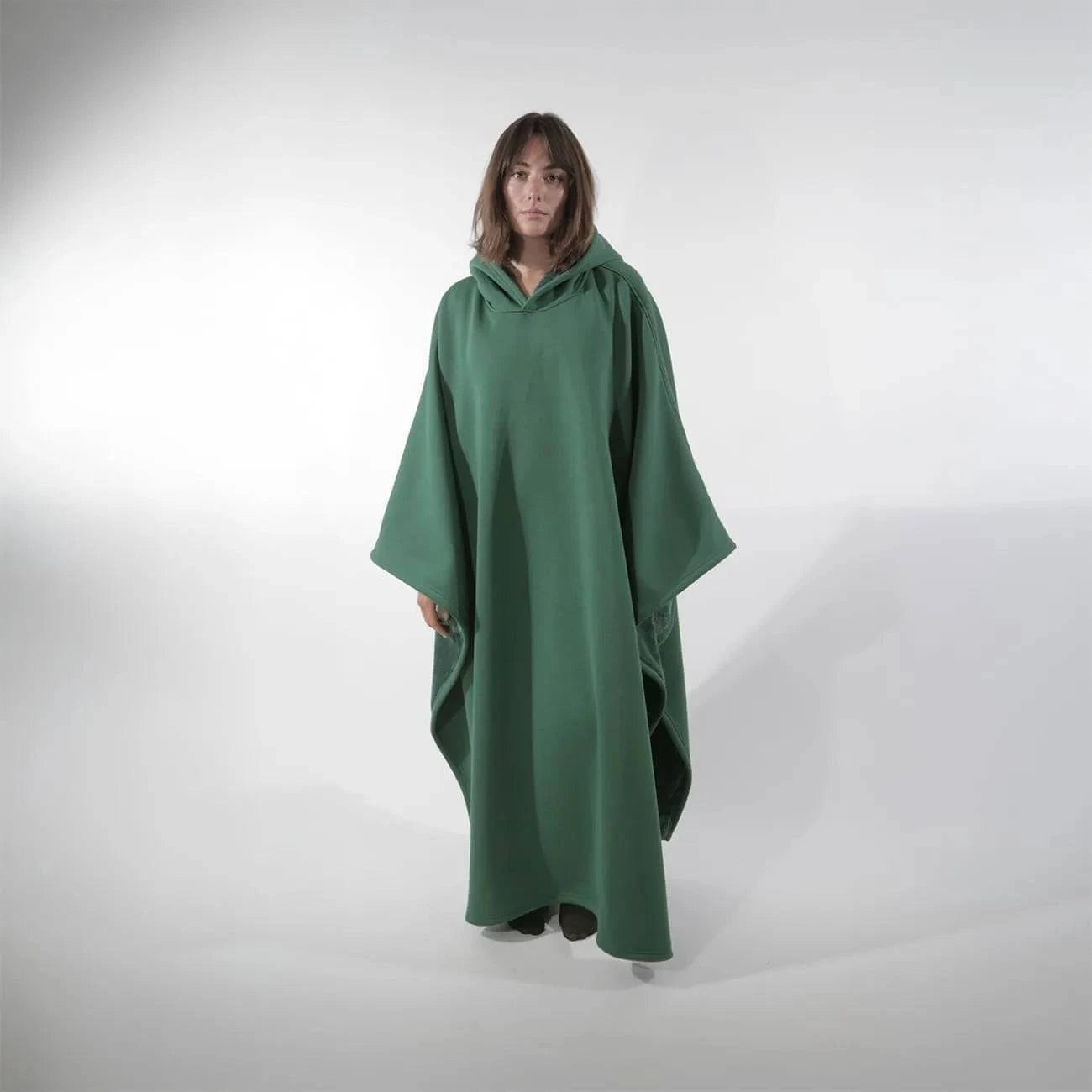 Nehwei enterprise Eden unisex oversized hoodie cloak with faux fur lining, lightweight, super warm, ultra-soft winter clothing.