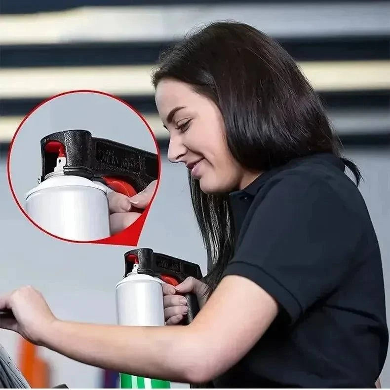 Nehwei enterprise portable handheld spray gun for furniture, wall, latex, and automotive paint with ergonomic design and steel body.