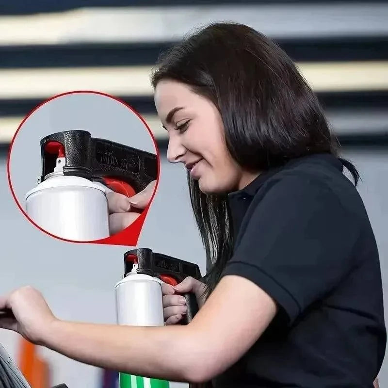 Nehwei portable handheld spray gun for furniture, walls, latex, and automotive coating, with a steel body and ergonomic design.