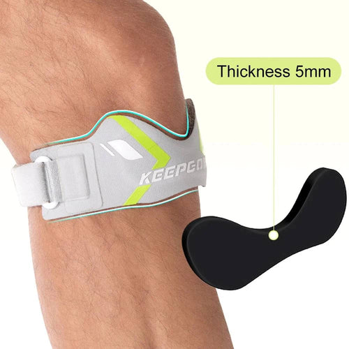 Nehwei enterprise patella knee strap band providing support and stabilization for knee pain with ergonomic padding.