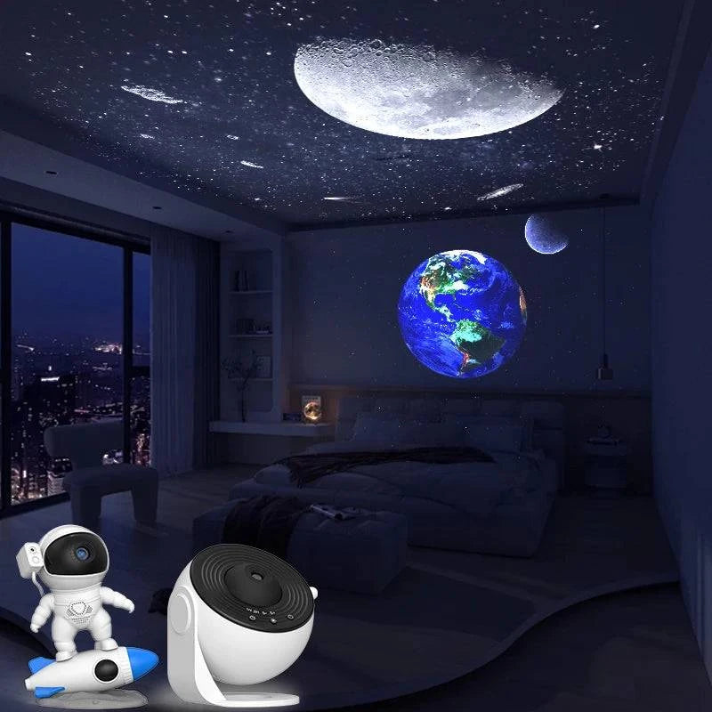 Nehwei enterprise starry sky night light projectors with galaxy and planetarium themes, six-pack set, projector not included.