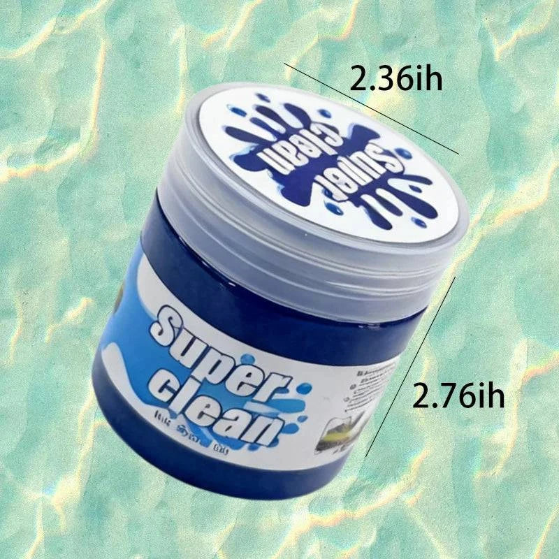 Reusable blue cleaning gel by Nehwei enterprise, used for cleaning keyboards, car vents, and small gaps with eco-friendly multipurpose design.