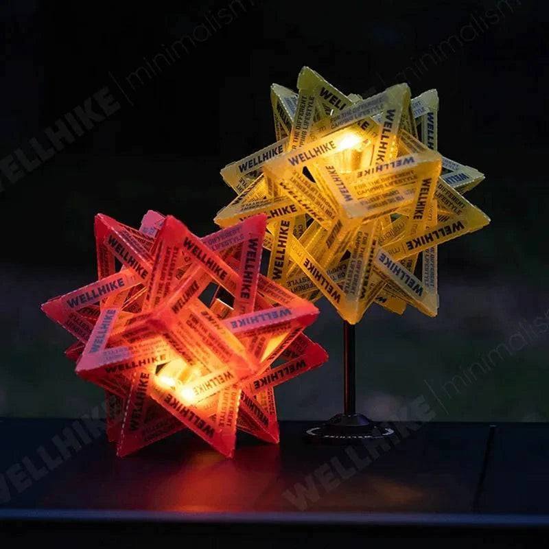 Waterproof outdoor star camping lantern shade by Nehwei Enterprise, designed for tents with a wear-resistant atmosphere lamp cover.