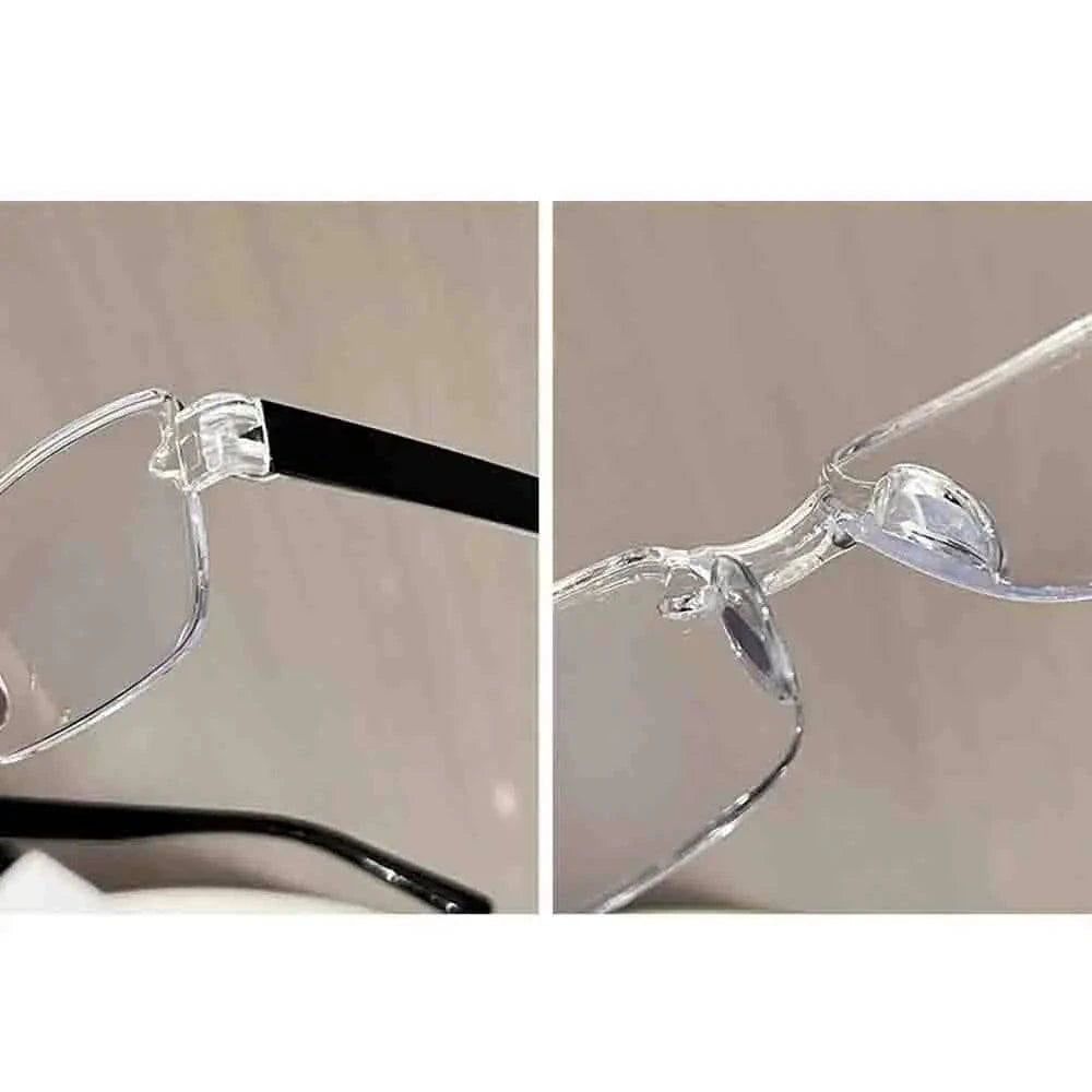 Nehwei enterprise smart zoom reading glasses for men and women, lightweight with adjustable focus and blue light protection.