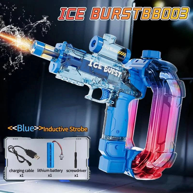 Nehwei enterprise electric water gun with long battery for summer beach and pool outdoor games, ideal children gift.