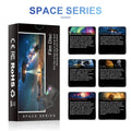 Nehwei enterprise galaxy night light projector with starry sky design, includes 6 pack, projector not shown in image.