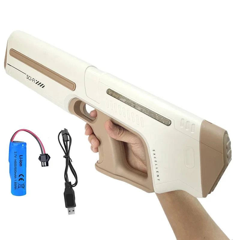 Nehwei enterprise electric water gun for adults and kids, powerful automatic squirt water blaster for summer outdoor beach fun