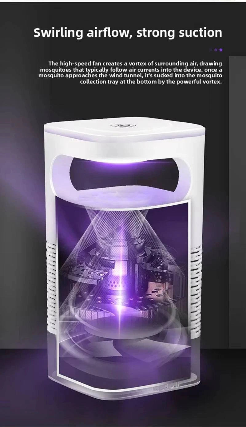 Nehwei enterprise mosquito killer lamp with electronic LED light trap, USB-powered fly bug repeller, ultra-quiet indoor insect trap
