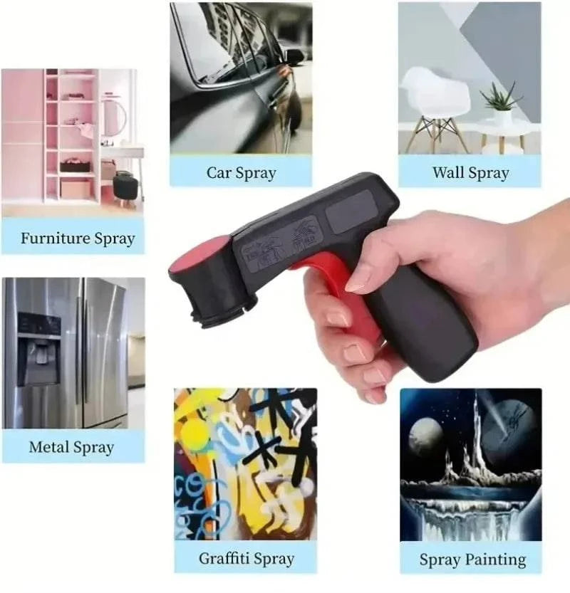 Portable Nehwei enterprise handheld spray gun for furniture, wall, latex, and automotive paint application with steel body.