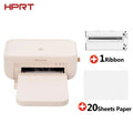 Nehwei enterprise mini color photo printer with wireless connectivity, high-resolution printing, thermal paper, and ribbon.