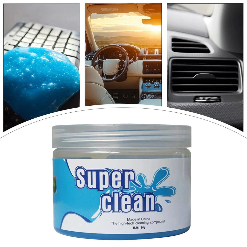 Nehwei enterprise car interior cleaning gel for dashboard, vents, and steering wheel, used for detailed vehicle interior cleaning.