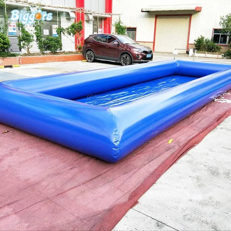 Inflatable adult water swimming pool with game features from Nehwei Enterprise, shown fully inflated and ready for use.