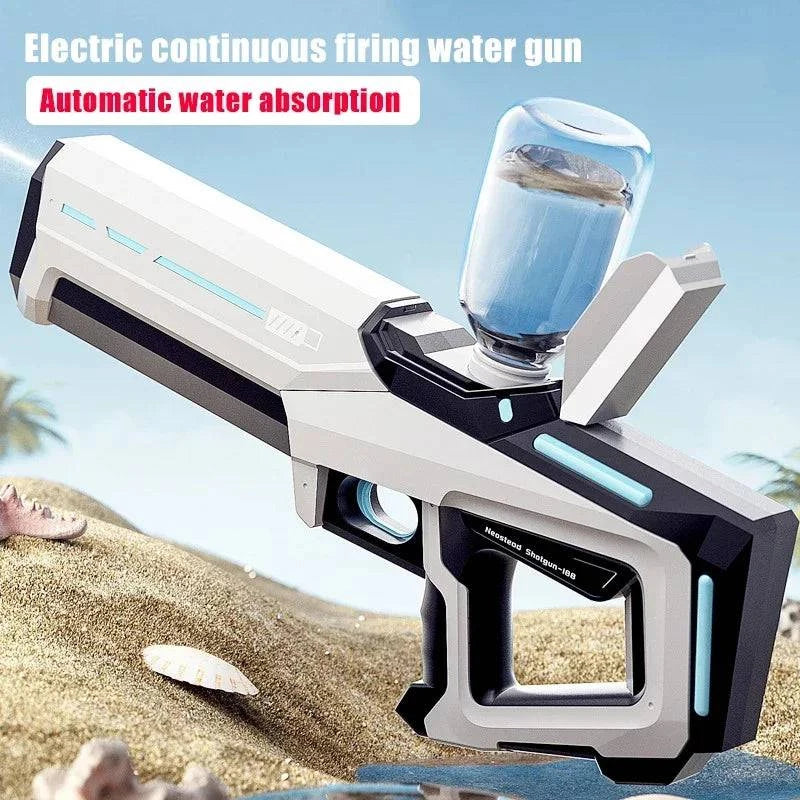 Powerful electric water gun for adults by Nehwei enterprise, featuring automatic squirt and water suction for summer outdoor fun