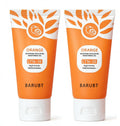 Nehwei enterprise orange exfoliating gel for face and body, natural orange peeling scrub, moisturizing facial and skin cleaning gel
