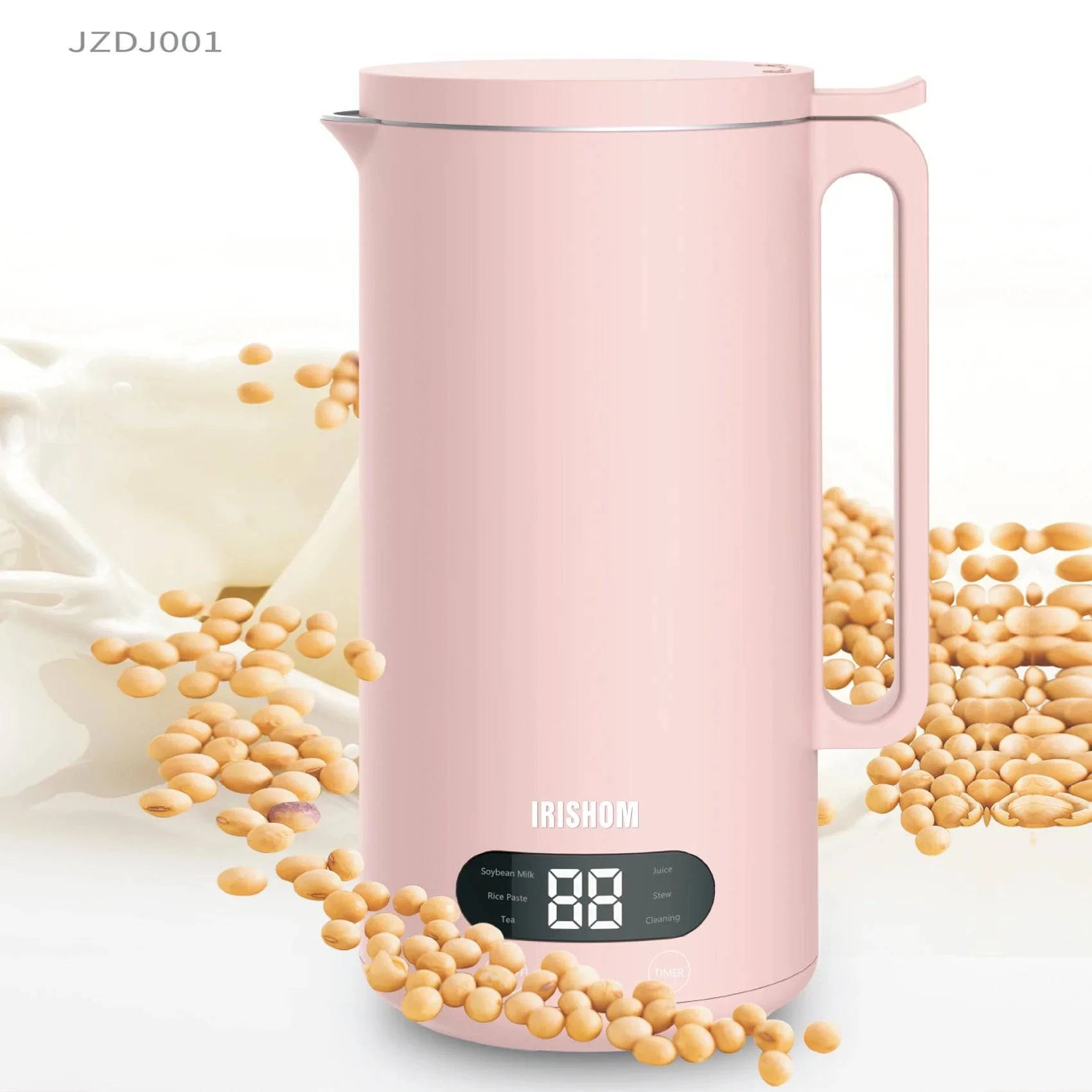 Nehwei enterprise mini soy milk maker portable blender with stainless steel container, compact design, and simple operation for quick milk prep
