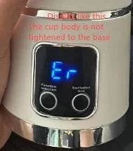 Portable Nehwei USB rechargeable mini blender with digital display and 12-blade system for travel and fresh smoothies.