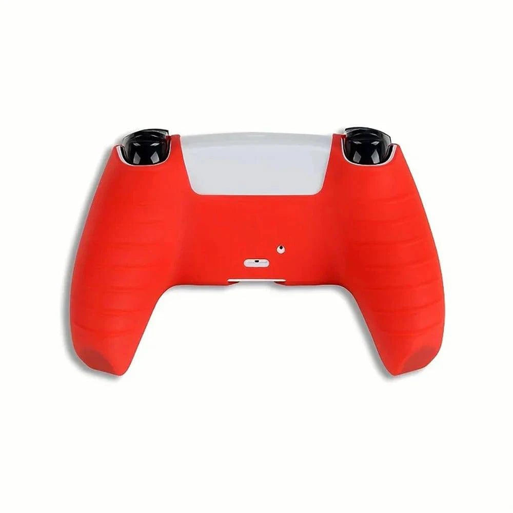 Nehwei PS5 controller silicone skin with anti-slip grip, protective handle sleeve, dustproof cover for Playstation console gaming.