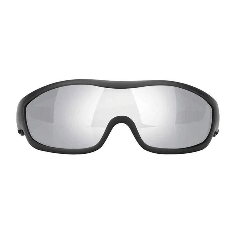 Nehwei enterprise motorcycle electric bike riding goggles with clear anti-UV lenses, comfortable fit, and protective eyewear for cycling.