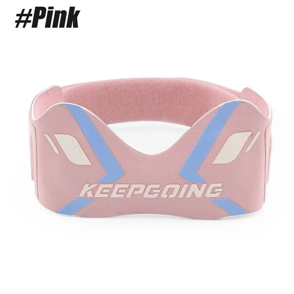 Nehwei enterprise patella knee strap band with ergonomic pad, designed for knee pain relief and support during activity.