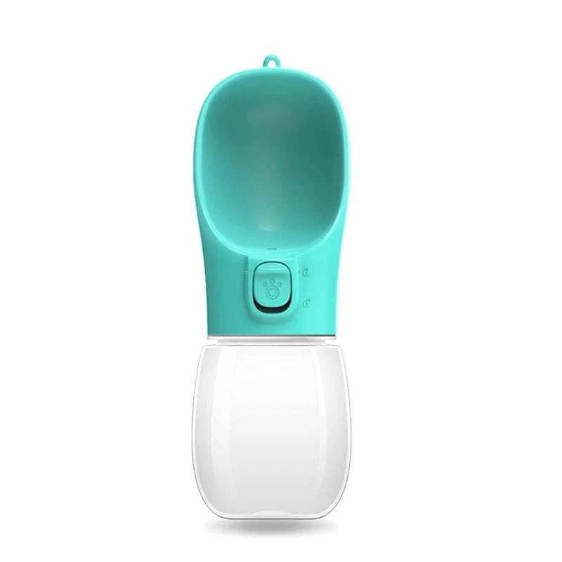 Portable dog water bottle by Nehwei enterprise, leak-proof pet cup for small to large dogs and cats, ideal for outdoor travel.