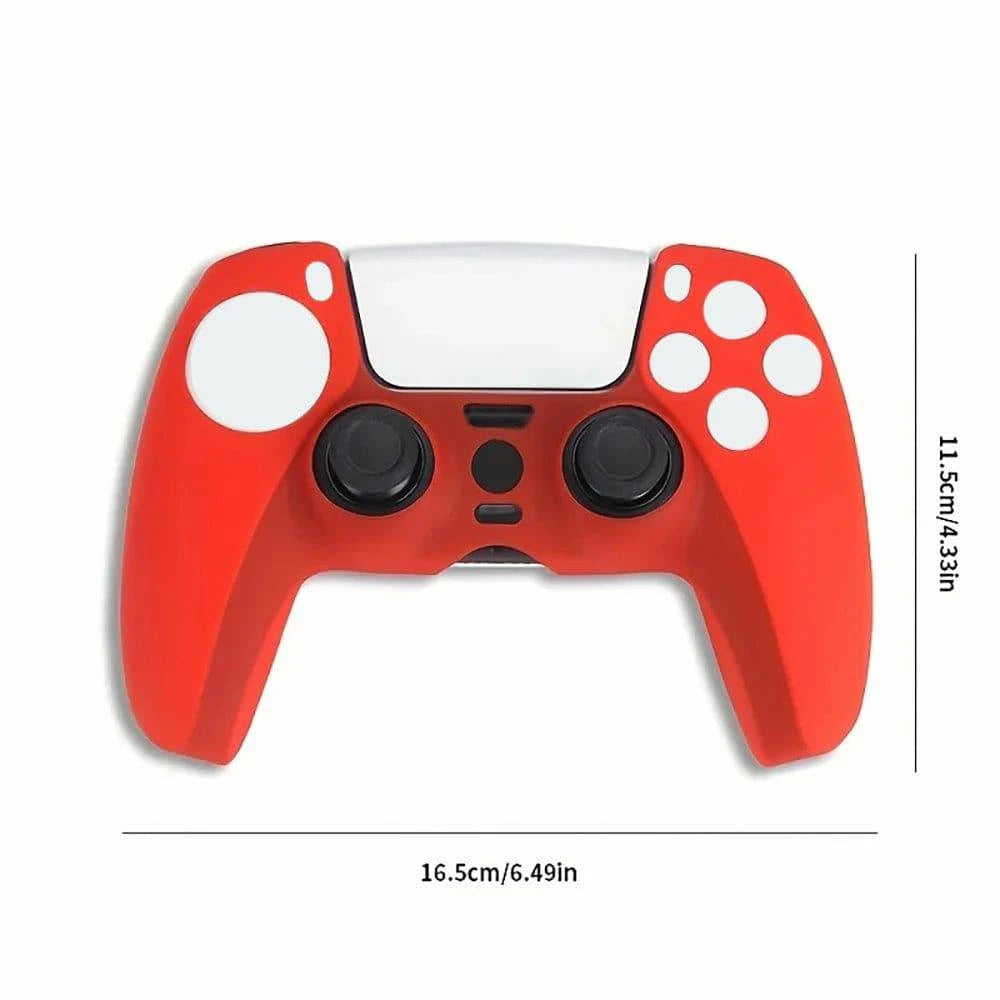 Nehwei enterprise PS5 controller skin with anti-slip silicone handle sleeve, dustproof and protective for Playstation gaming console.