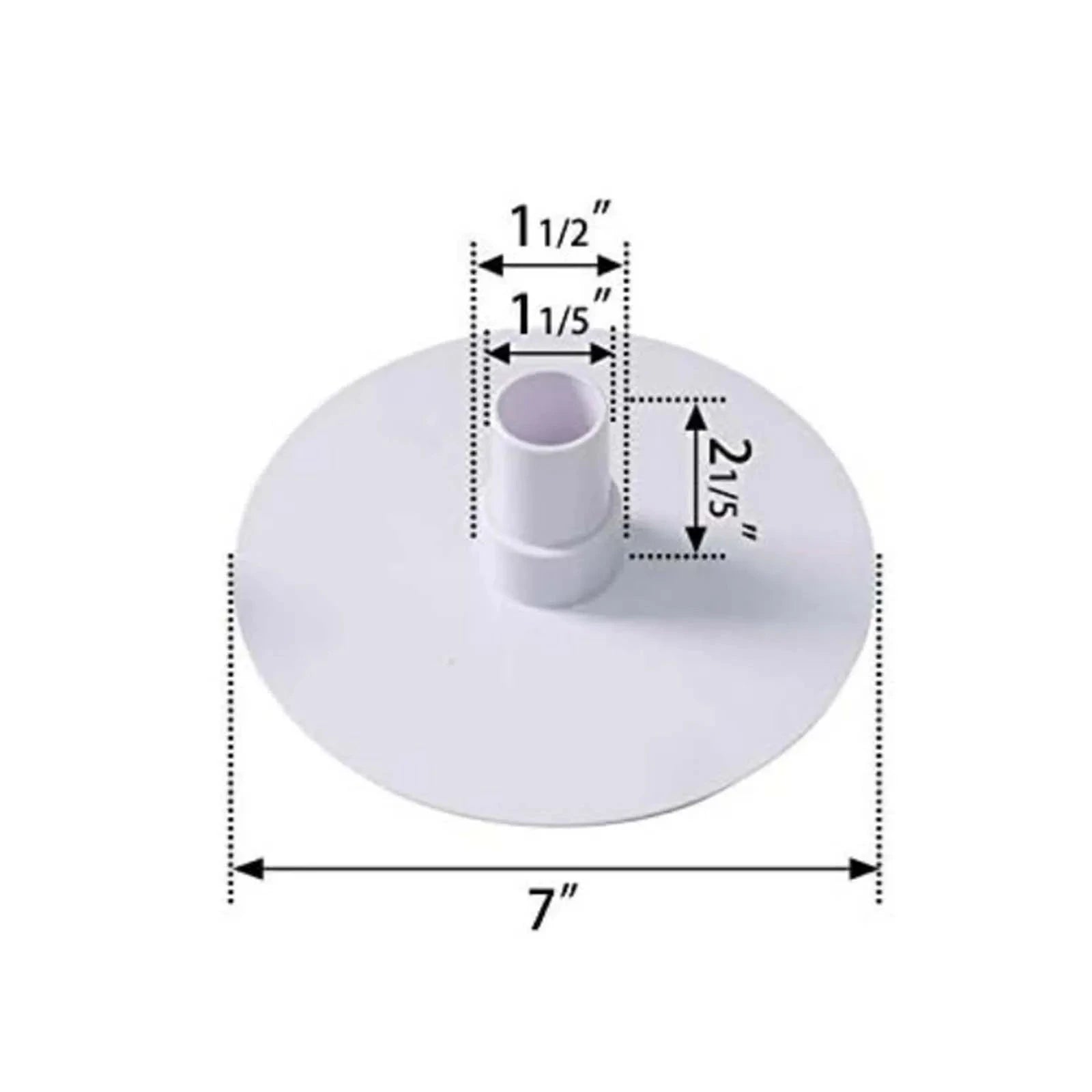 Nehwei Enterprise pool skimmer vacuum plate for in-ground swimming pools, designed for efficient debris removal from pool surface.
